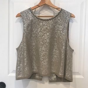 Free People open back crop top